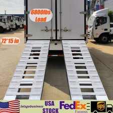 2-pack 6800lbs Truck Car Auto Trailer Ramps Trailer Ramp Loading Ramps Aluminum 2-pack 6800lbs Truck Car Auto Trailer Ramps Trailer Ramp Loading Ramps Aluminum