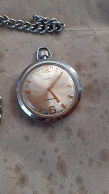 Ruhla Taschenuhr Antimagnetisch Handaufzug DDR 70ger jahre
