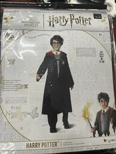 Child's Size M (7-8) HARRY POTTER Halloween Costume Hooded Robe With Shirt