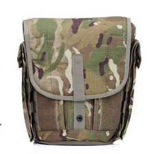 British Army Ex MOD MTP Field Pack MOLLE Respirator Camouflage GSR Shoulder Bag