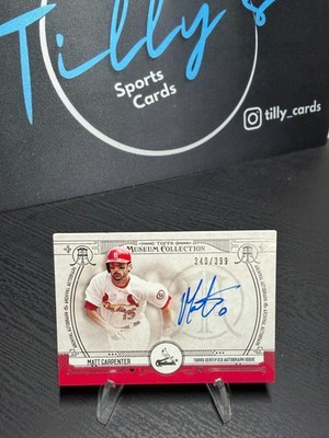 2015 Topps Museum Collection Matt Carpenter Archival Auto /399