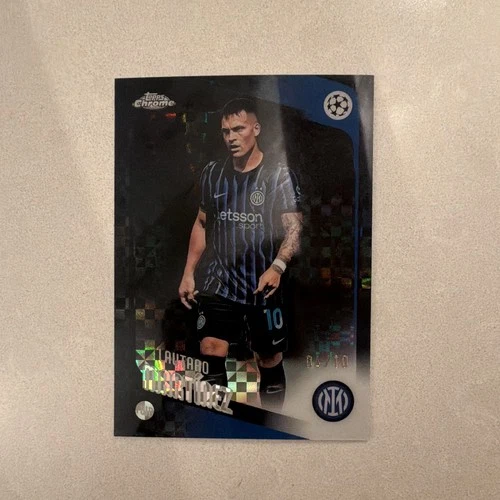 Lautaro Martinez 2025-26 Topps Chrome UCC Black Refractor /10