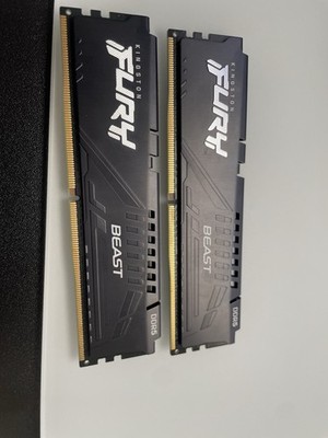 16GB (2x8GB) DDR5 6000MT/s CL40 FURY Beast Black XMP