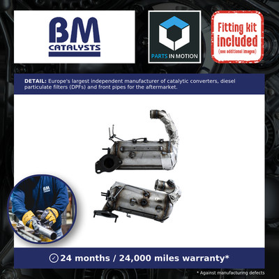 Diesel Particulate Filter DPF + Fitting Kit fits NISSAN QASHQAI J11 1.5D Front