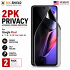 2PK Privacy Hydrogel Screen Protector For Google Pixel 6 7 8 9 10 Pro Fold XL