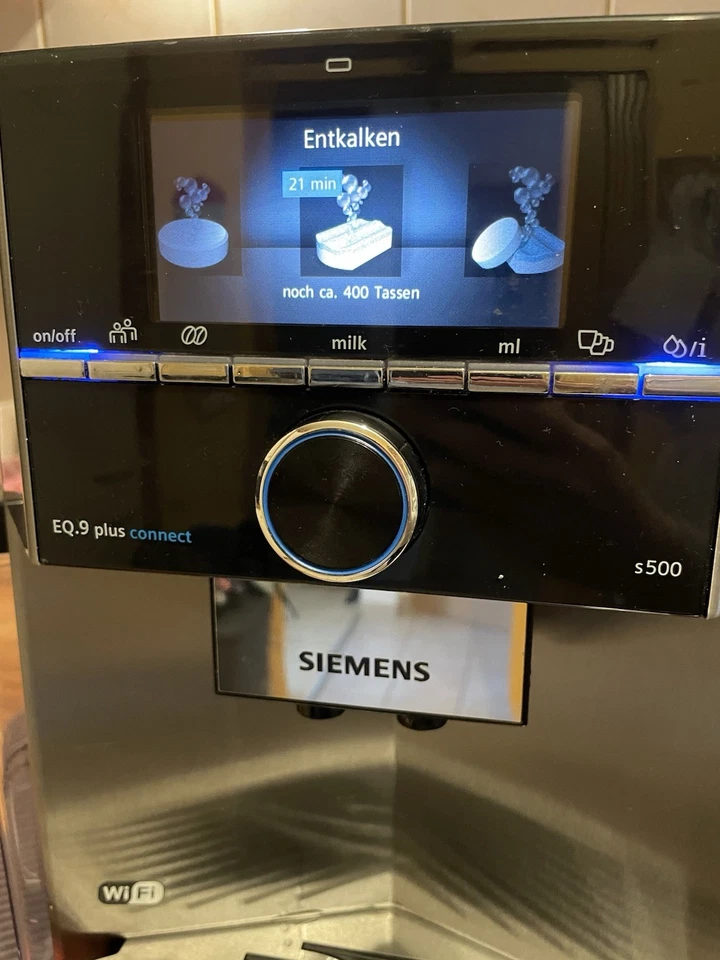 Siemens EQ.9 Plus Connect S500 Kaffeevollautomat neue Brüheinheit Top Zustand  - Bild 2 von 4