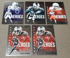 2021 Panini Absolute Unsung Heroes Insert (5) Card Lot NFL Football