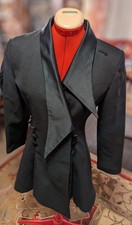 Red The Uniform Tailor Tuxedo Jacket Spectacular Black S Women's Free Shipping