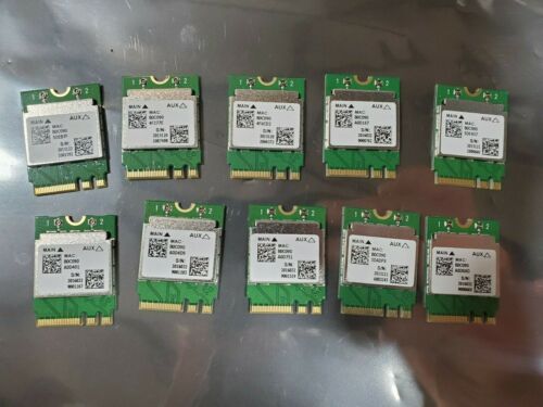 LOT (10x) de cartes Realtek RTL8723BE 802.11b/g/n WiFi BT 2.1/3/0/4.0 NGFF  - Photo 1/3