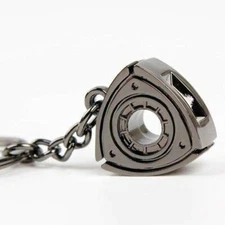 Gunmetal Rotary Mazda RX7 RX8 Keychain Automotive Part Car Gift Key Chain Ring