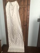 White Panel Curtain Set 85x27 Inches