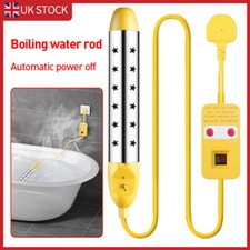 2500W Electric Immersion Water Heater Bucket Heater with Thermostat Auto Shutoff