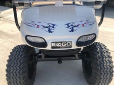 Golf Cart Full Color Tribal Flames Decals Flame Graphics Ezgo Club Car Yamaha