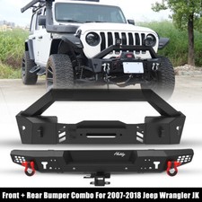 Front Bumper Rear Bumper Wd-rings For 2007-2018 Jeep Wrangler Jk Bumper Combo