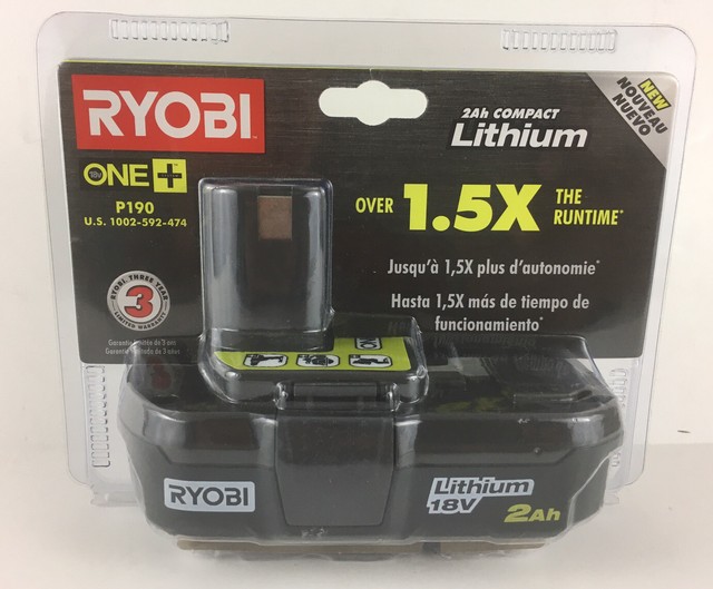 Аккумулятор ryobi 18v 2ah