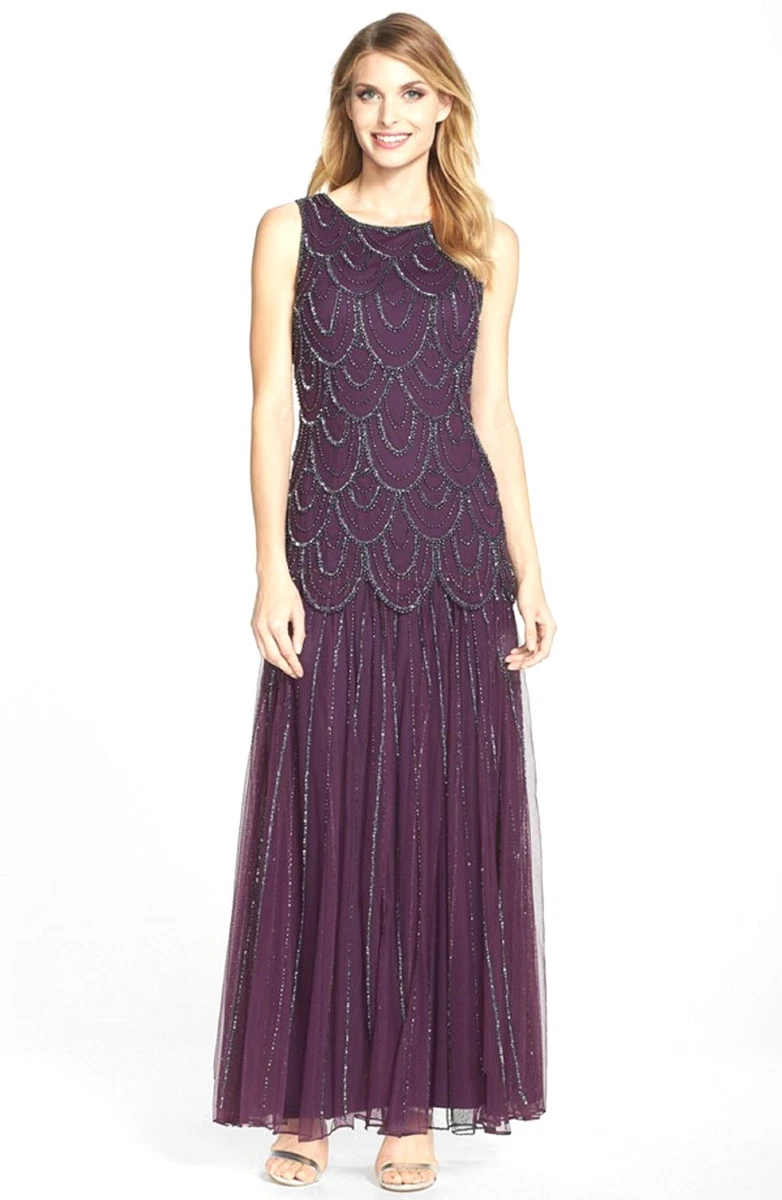 Pisarro nights cheap mesh gown