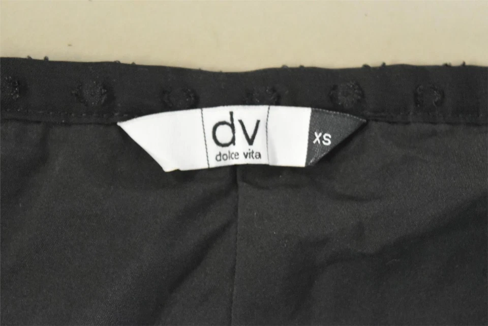 DV Dolce Vita Womens Shorts Size XS Black Solid Dress Polyester - Изображение 4 из 4