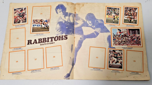 Scanlens 1983 Rugby League Album with Stickers (Incomplete) - Picture 19 of 20