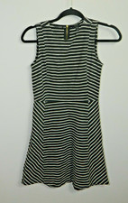 J Crew Dress Size 00 Blue White Striped Sleeveless Nautical Coastal Grandma