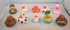 Jeep Rubber Ducks Fun Express Army Duck and more - Lot of 10