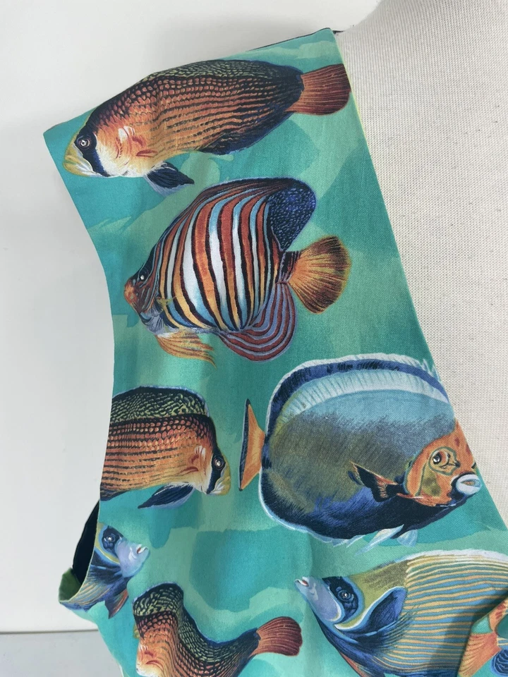 Chaleco Formal Esmoquin Peces Tropicales XXL Coral Arrecife Océano Cintura Abrigo Ajustable Foto 2 de 4