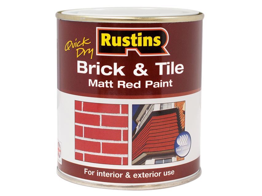 Rustins Quick Dry Brick & Tile Paint Matt Red 250ml 5015332001347 eBay
