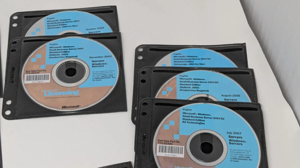 LOT Microsoft Licensing Windows Server 2003 Disc & Keys - READ DESCRIPTION - Image 3 of 4