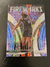 2021-22 Panini Prizm Fast Break Fireworks Disco Prizm Insert #14 James Harden