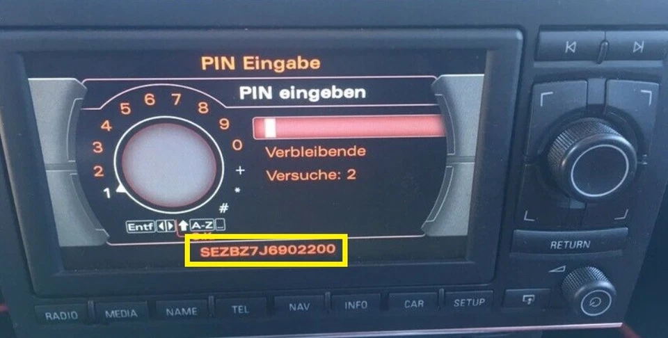SEAT CODICE per Radio Autoradio decodifica Ibiza Leon RNS RCD TUTTI I MODELLI - Immagine 3 di 4