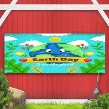 Earth Day Save the planet Indoor Outdoor Banner Sign