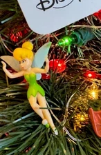 2025 Tinker Bell Fairy 🧚 Peter Pan Disney Mini Christmas Ornament, New w Tag