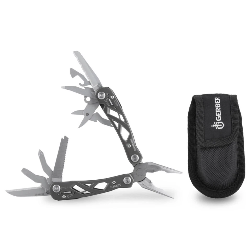 Gerber Suspension Stainless Steel Multi Tool - Scissors Saw Plier Knife Screwdri - Image 2 of 4