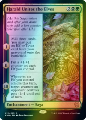 Harald Unites the Elves FOIL, Kaldheim, MTG, NM/M 