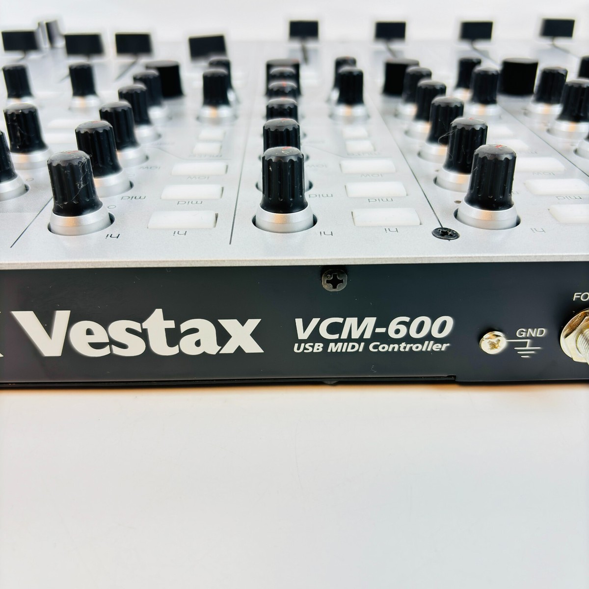 Vestax Midi Controller Vcm 600 Silver Professional Dj Vestax Midi Controller Vcm 600 Silver Professional Dj