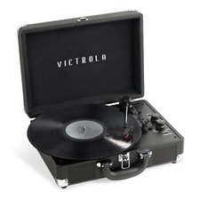 Victrola Journey Portable Suitcase Record Player 3-speed Turntable w/ Bluetooth