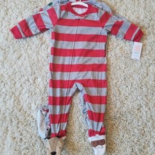 Carter's "Just One You": "Christmas" Pajamas, Baby Size 12M, NWT Set Of 2 