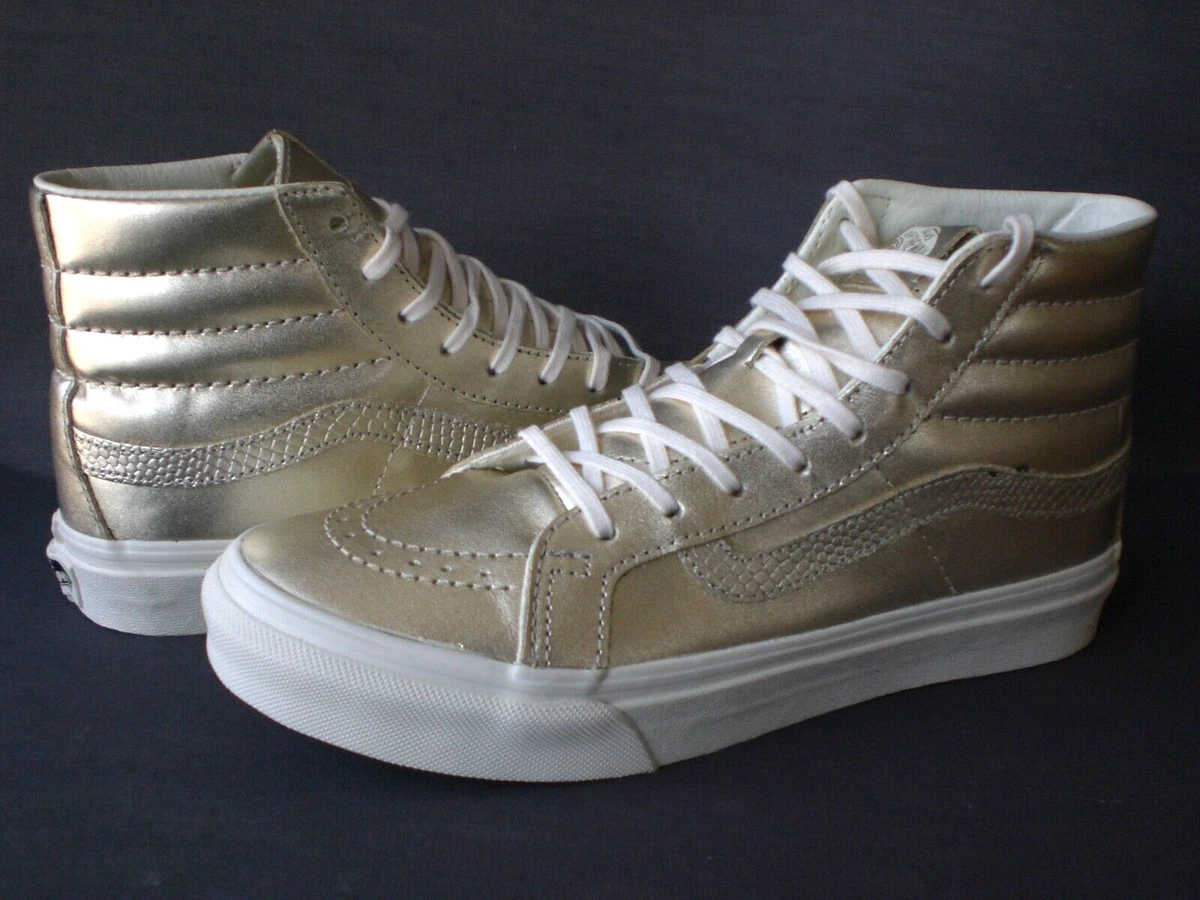 Vans metallic top high tops