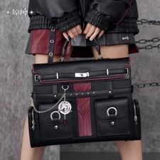 Official Genshin Impact Mihoyo Wriothesley Theme Black Backpack Handbag Bag Gift