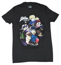Jojo's Bizarre Adventure Adult New T-Shirt - Phantom Blood Cast Pic