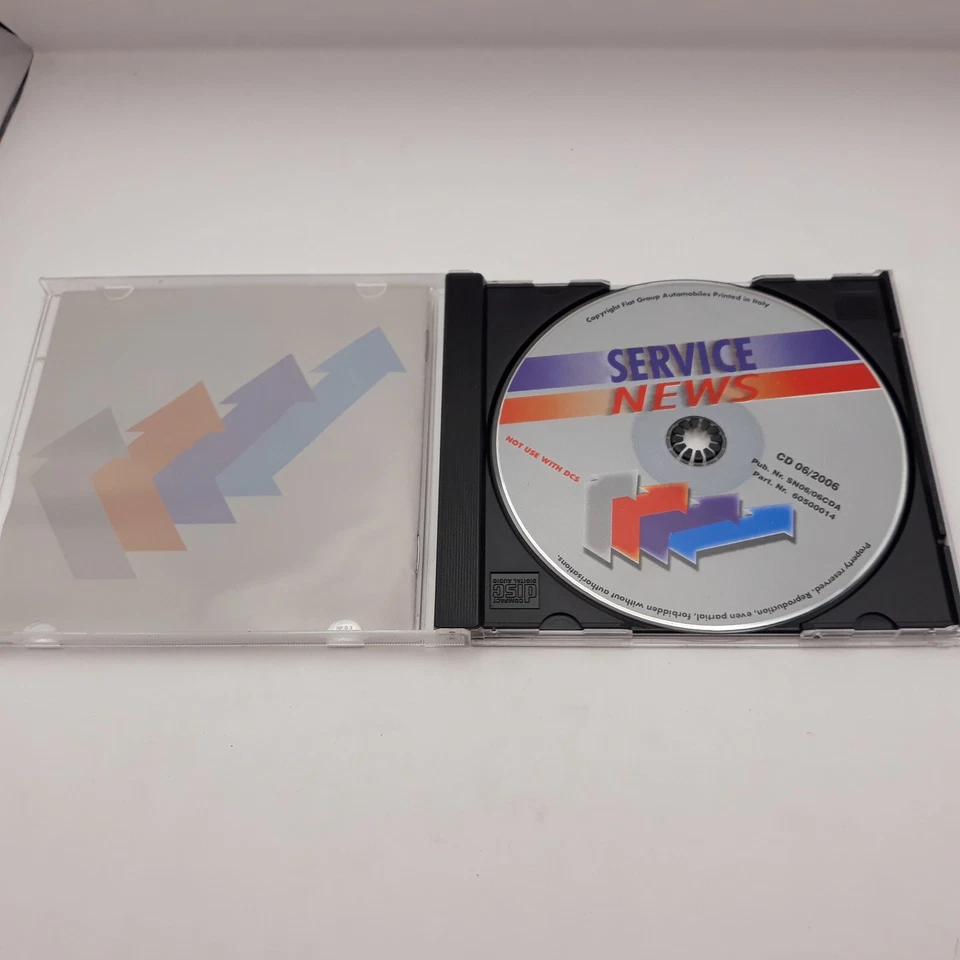 Manuale officina Service News Fiat veicoli commerciali Lancia Alfa Romeo CD 2006 - Immagine 4 di 4