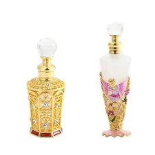 Empty Perfume Bottle Refillable  Container Storage Lotion Oil Sample 2 Pattern