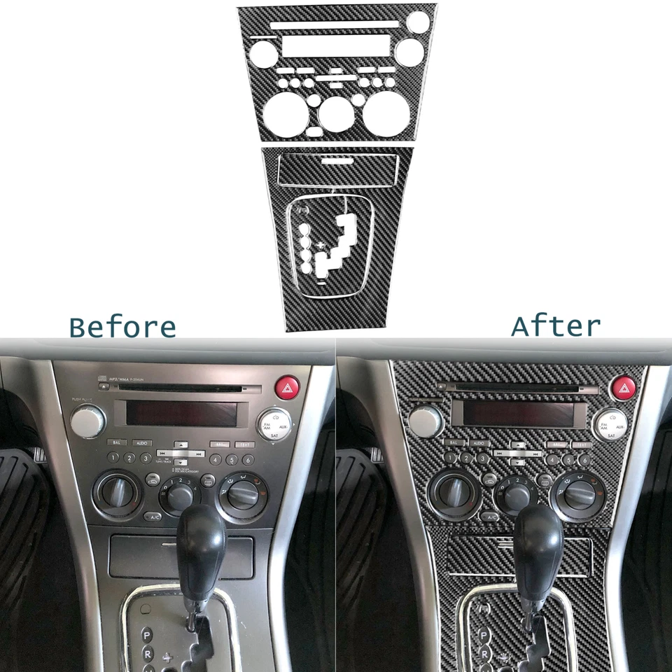 20Pcs Real Carbon Fiber Full Interior Kit Trim Cover For Subaru Legacy 2005-2009 - Image 2 of 4