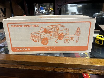 wow Vintage Tonka Chevron Tanker Truck No. 3166 + Box, SEALED!!!