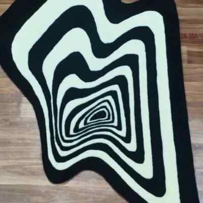 Illusion Melting Custom Modern Hand Tufted Wool Carpet