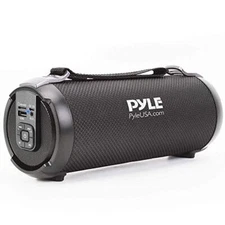 Pyle PBMSPG3BK Wireless Portable Bluetooth Boombox Speaker
