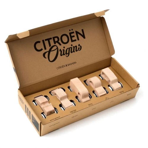 COFFRET de 5 miniatures en bois de voitures CITROËN - Photo 2/4