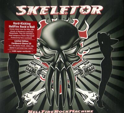 SKELETOR - HELLFIRE ROCK MACHINE CD (2004) HELLFIRE ROCK'N ROLL AUS HAMBURG
