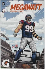 GATORADE LEAGUE OF CAPTAINS JJ WATT MEGAWATT 1 GIVEAWAY PROMO NFL HOUSTON TEXANS