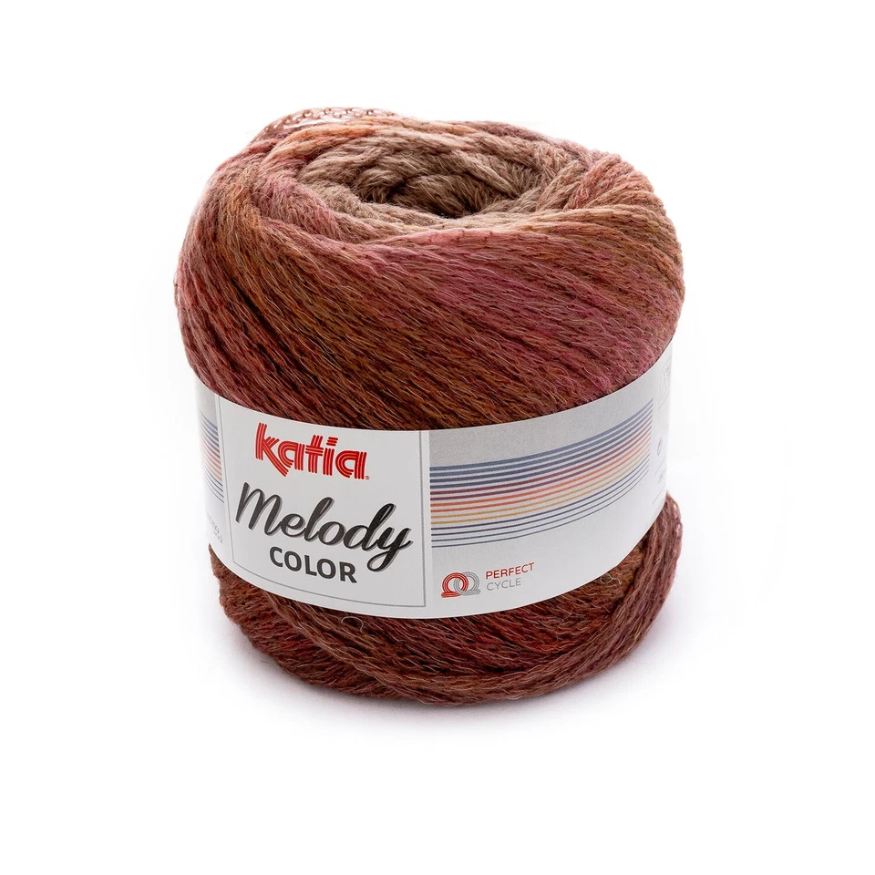 MELODY COLOR KATIA Wolle Farbverlauf 307 Gradient Merinowolle Strickwolle Merino - Bild 2 von 4