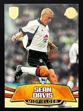 2001-02 Topps Premier Gold Fulham Soccer Card — Sean Davis #F4